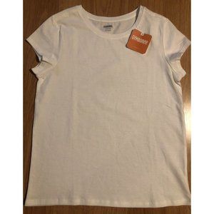 NWT Gymboree Plain White  Kids T-shirt Size L (10-12)